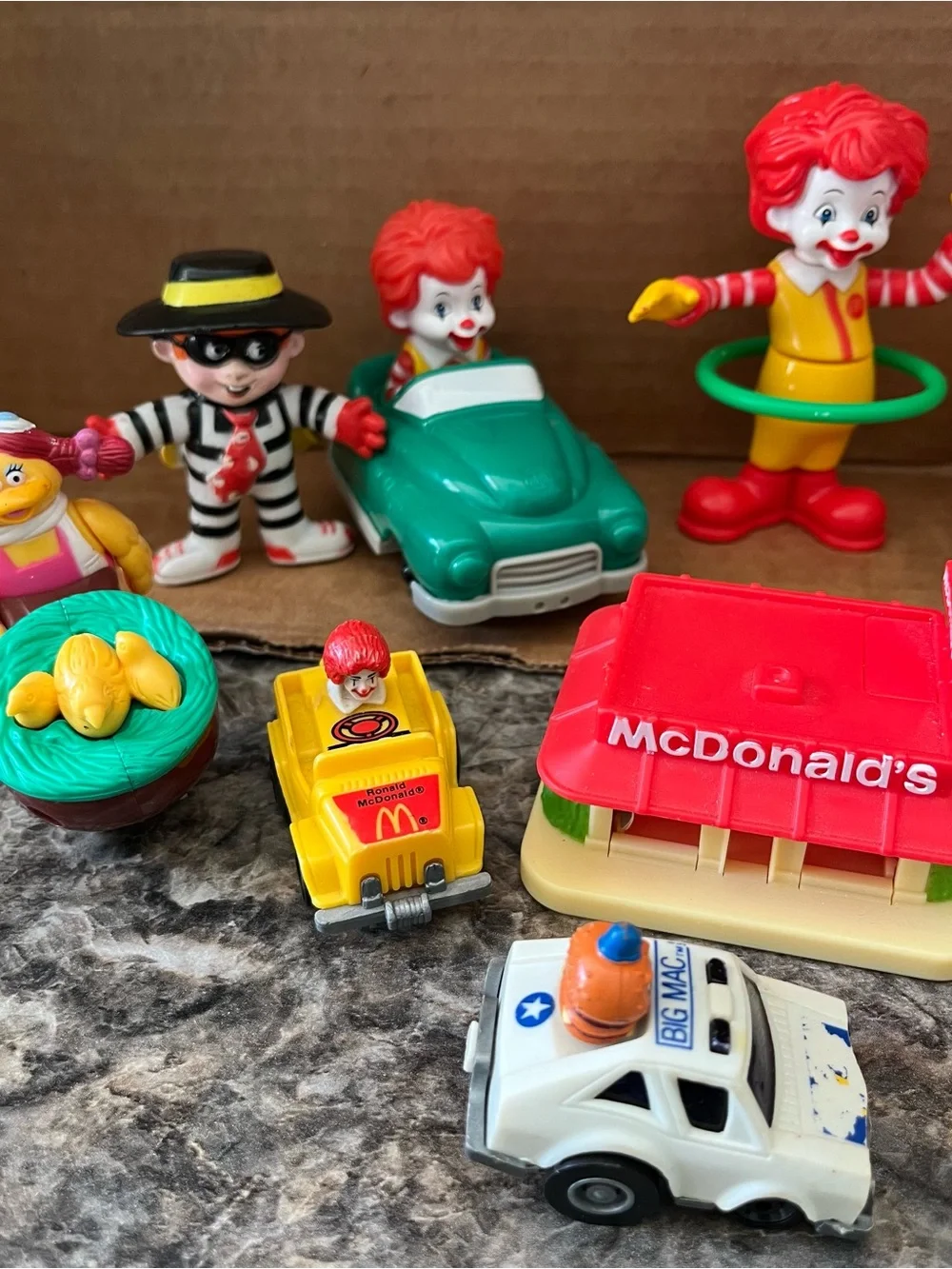 Set of 12 Ronald McDonalds toys